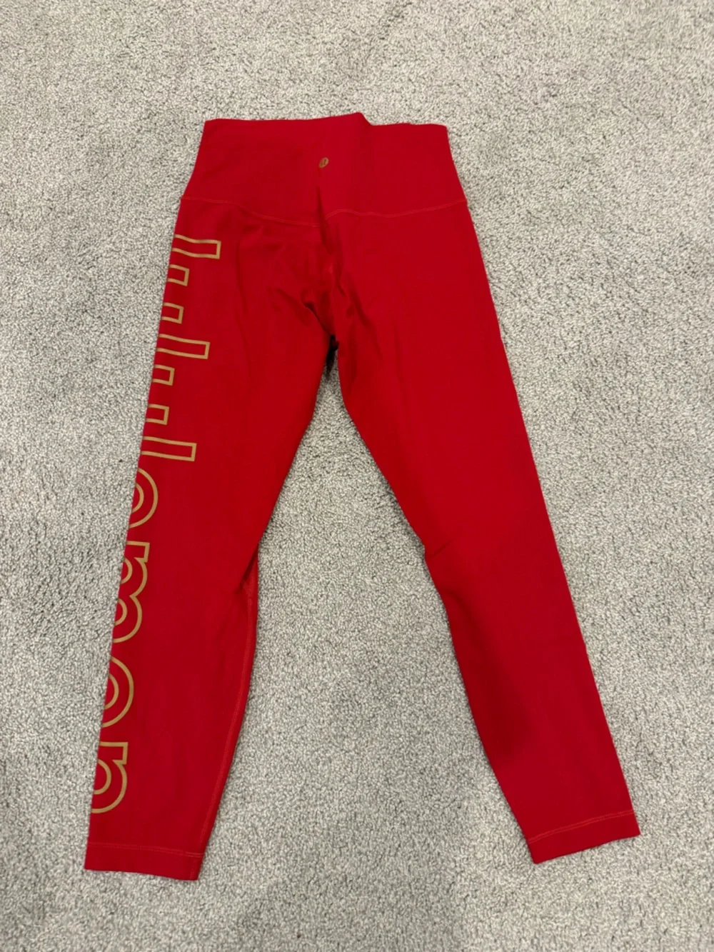 lululemon Lunar New Year Dark Red HR 25” leggings - Picture 2 of 6